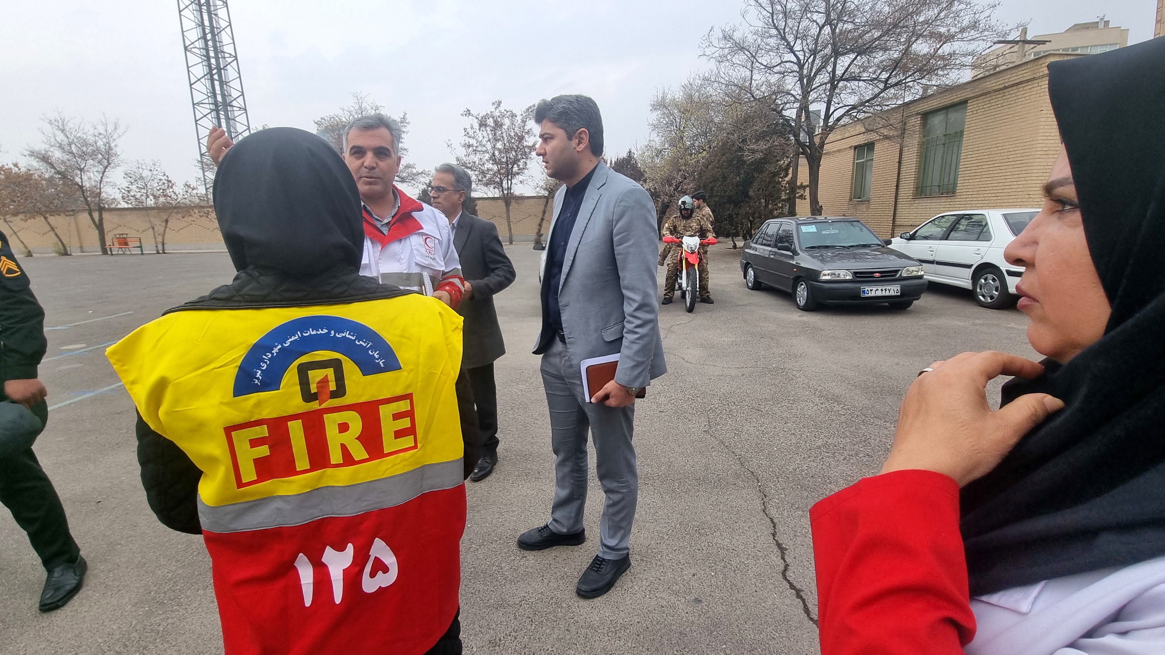 برنامه‌های ایمنی مدارس با اجرای پیش‌مانور زلزله در تبریز