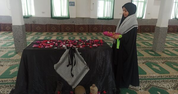 شهید گمنام مهمان مردم روستای رضوان شد