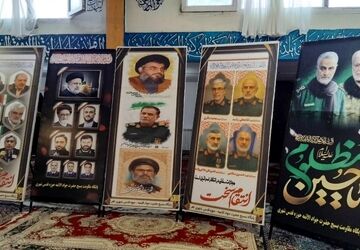 مراسم گرامیداشت اربعین شهدای اقتدار در اهر