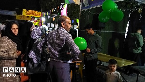 موکب بسیج دانشجویی دانشگاه فرهنگیان نیشابور در مهمانی کیلومتری  عید غدیر خم 