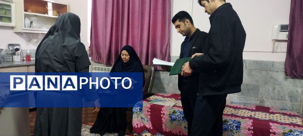 بازدید استانی کارشناس بهداشت از دبیرستان شهید محمدی پور