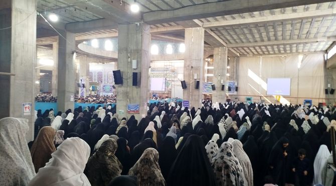 اولین نماز جمعه عبادی سیاسی  ماه رجب در نیشابور 