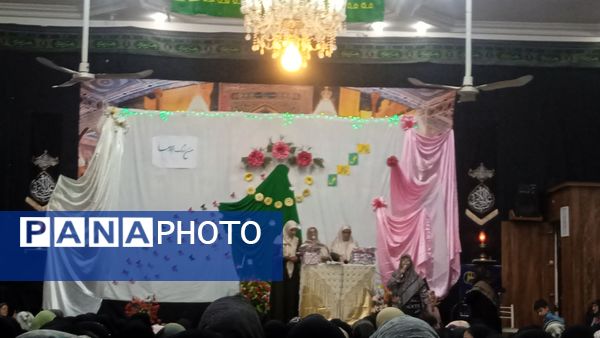جشن میلاد حضرت زهرا(س) در تکیه علی اکبری فدافن