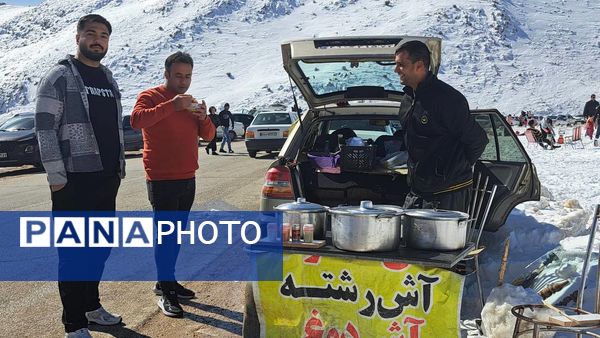 تفریحات زمستانه در دامنه‌های زاگرس