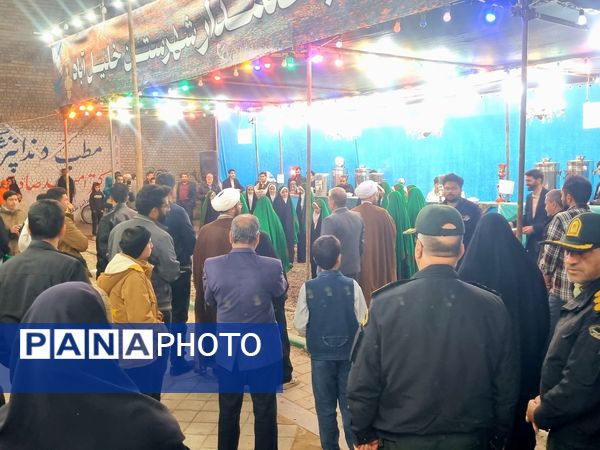 حضور پررنگ خانواده های خلیل آبادی در مراسم ولادت حضرت ولی عصر(عج)