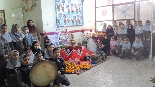 یلدای شیرین در دبستان شهید نجفی فدافن