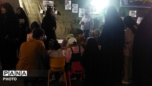 موکب بسیج دانشجویی فرهنگیان نیشابور در صدمین شب 