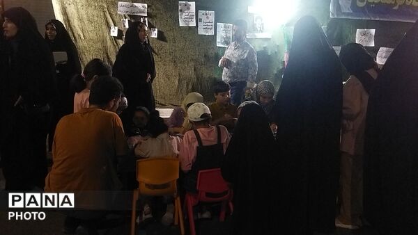 موکب بسیج دانشجویی فرهنگیان نیشابور در صدمین شب 