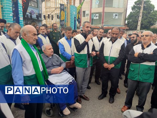 دسته عزاداری سیدالشهداء خدمت در قائمشهر