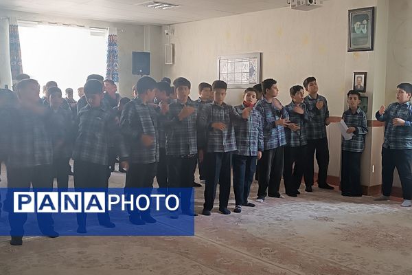 سیاه پوش کردن مدارس ناحیه دو شهرری به مناسبت ایام فاطمیه 