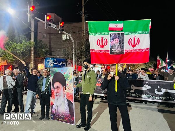 جلوه هایی از حضور باشکوه مردم آشخانه در راهپیمایی