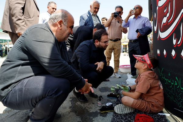 بازدید قائم مقام سازمان دانش‌آموزی از موکب‌های آذربایجان غربی