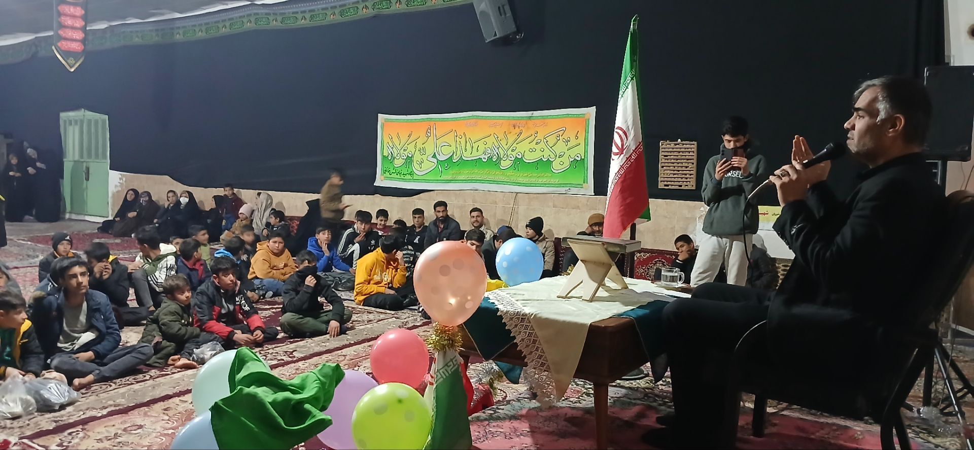 جشن مبعث رسول اکرم (ص) در حسینیه ابوالفضلی حداد در شهر خانلق