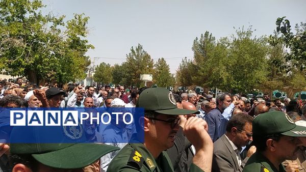 اجتماع مردم کاشمر در سرکوب رژیم صهیونسیتی 