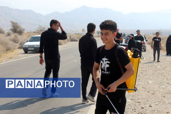 مراسم پیاده‌روی جاماندگان اربعین حسینی شهرستان فراشبند‌