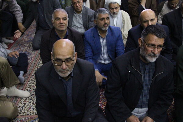 گرامیداشت حماسه ۹ دی در مسجد حظیره یزد