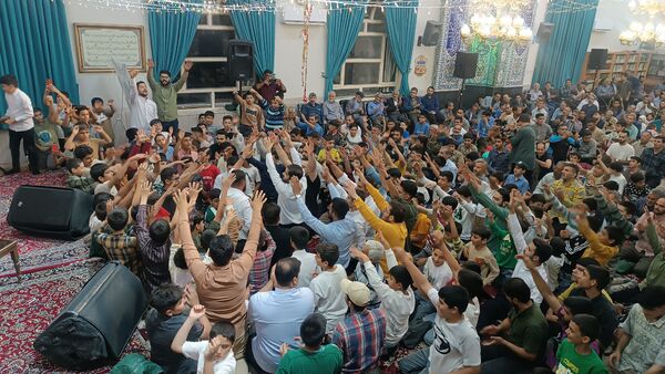 جشن میلاد امام رضا (ع) در مسجد الرضای نیشابور 