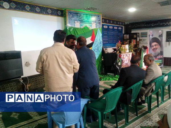 مراسم گرامیداشت شهید مقاومت در محل سپاه ناحیه شهرستان خلیل‌آباد