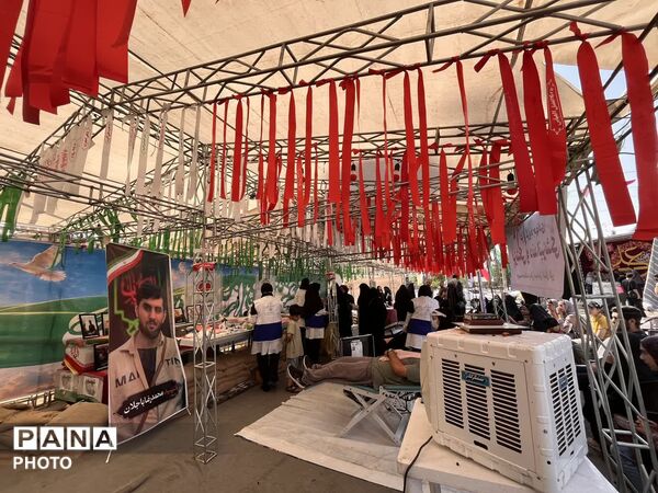 برپایی موکب خدمات پزشکی رایگان در جشن غدیر 