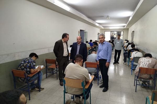 بازدید از حوزه امتحانات ورودی مدارس دخترانه و پسرانه نمونه دولتی در شهرری