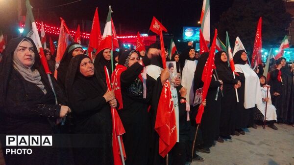 تجمع بیعت با رهبری در نورآباد به صد و پنجاه و هفتمین شب رسید