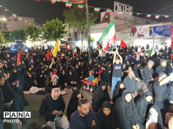 صد و چهاردهم تجمع اقتدار در فردیس با حال‌ و هوای محرم