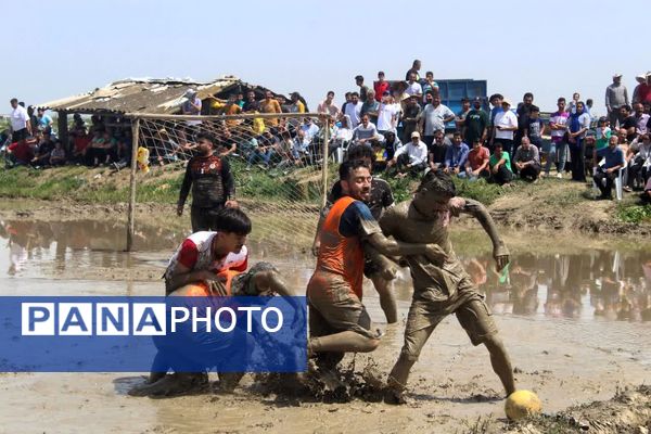 جشنواره فرهنگی و ورزشی بازی‌های شالیزاری در گلوگاه 