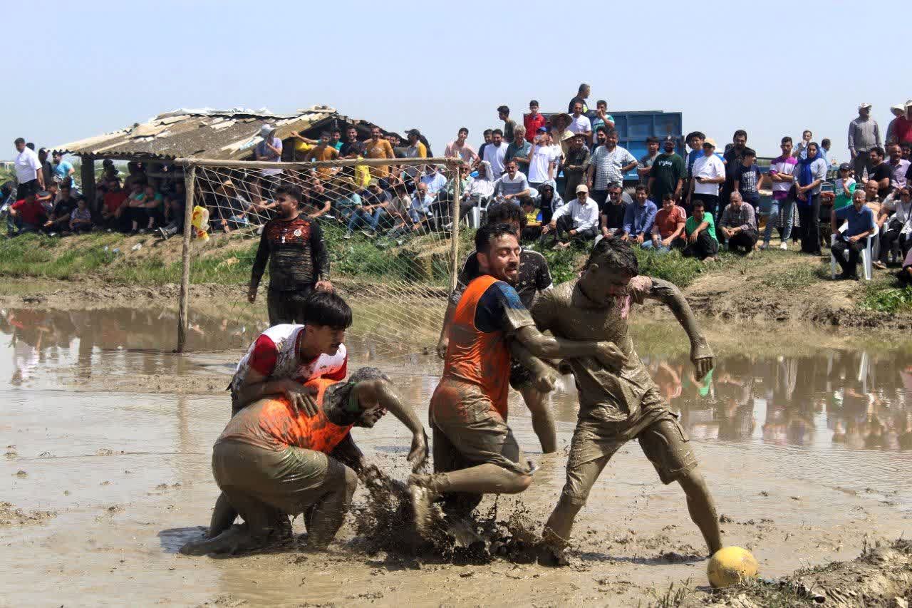 جشنواره فرهنگی و ورزشی بازی‌های شالیزاری در گلوگاه 