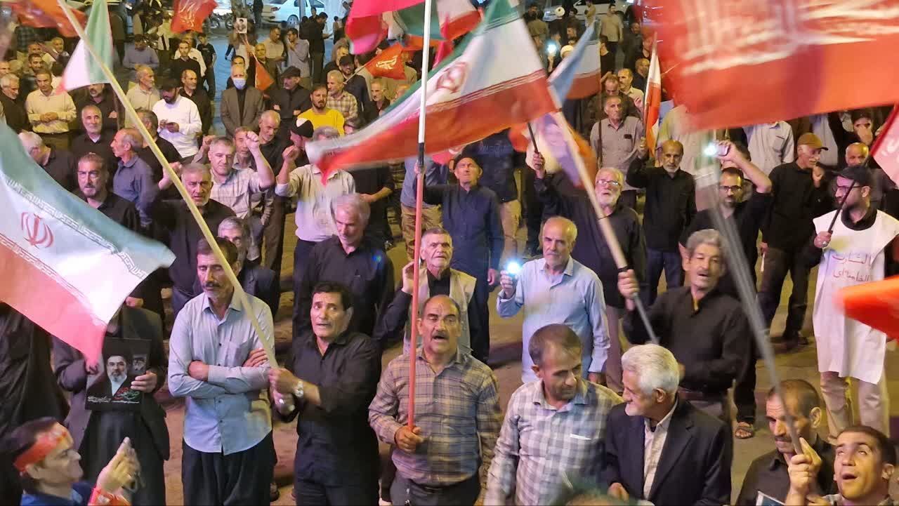 تجمع بیعت با رهبری در نورآباد به صد و پنجاه و هفتمین شب رسید