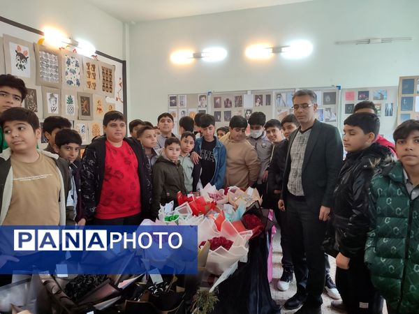 نمایشگاه ماها در هنرستان بصیرت آشخانه