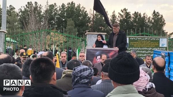 راهپیمایی حماسی مردم شهر جعفریه قم