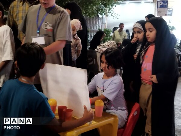 مشق عشق و آگاهی در موکب کودک فرهنگیان