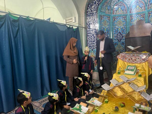 برگزاری جشن قرآن پایه اول مدرسه شهیدمحمد منتظر قائم