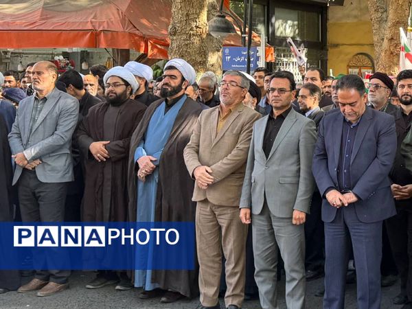 حضور پرشور مردم در راهپیمایی ۱۳ آبان طرقبه