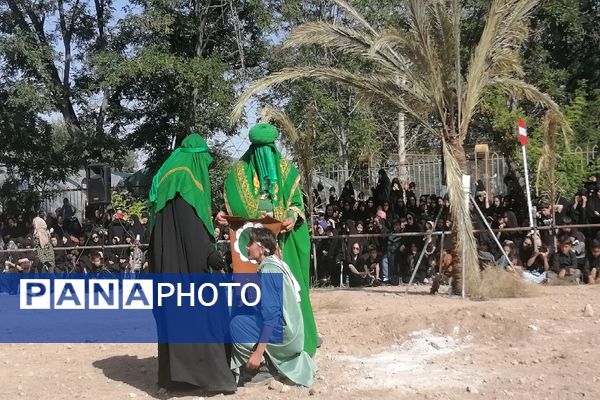 مراسم آیینی خیمه سوزان سنت هرساله مردم مشهد