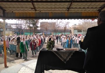 گرامیداشت سالروز شهادت شهید حاج قاسم سلیمانی در مدرسه شهید جعفری خلیل آباد