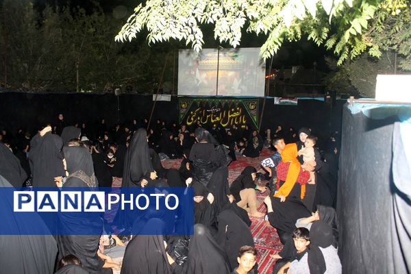 مراسم عزاداری دهه اول ماه صفر در روستای مومن آباد قم