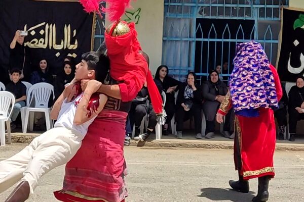مراسم شبیه خوانی روز عاشورا در شهرستان طالقان
