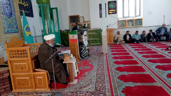 مراسم دعای عرفه در شهر درق