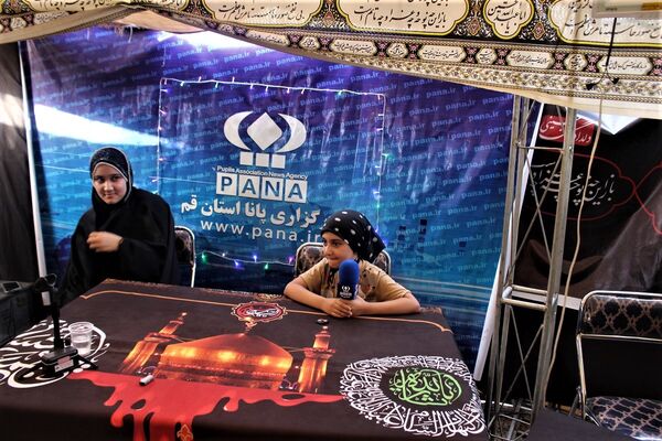 آیین پیاده‌روی اربعین حسینی در بلوار پیامبر اعظم(ص) قم
