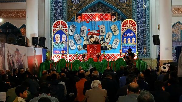 مراسم ششمین سالروز شهادت سردار سلیمانی در مصلی نظرآباد 