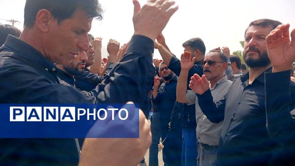 مراسم عاشورای حسینی در گلزار شهدای شهرستان لنده