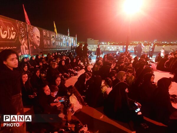 آیین سوگواری شب‌های محرم در هیئت مکتب‌الزهرا(س) حاجی‌آباد