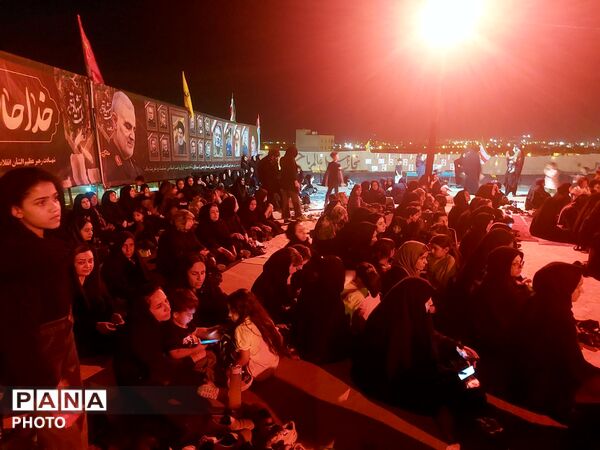 آیین سوگواری شب‌های محرم در هیئت مکتب‌الزهرا(س) حاجی‌آباد