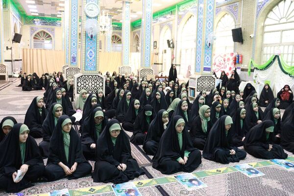 مراسم اعتکاف در مسجد ابوذر منطقه ۱۴ تهران 
