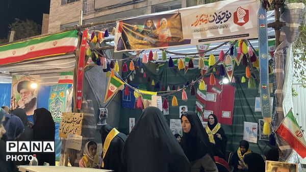 برپایی موکب سازمان دانش‌آموزی همراه با بسیج دانش‌آموزی در شهرستان فارسان