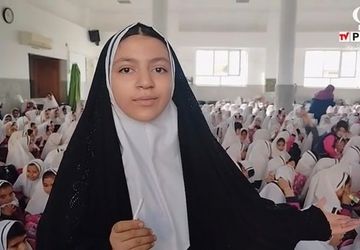 شور و نشاط ولادت امام حسن عسکری(ع) در دبستان سید کاظم حسینی