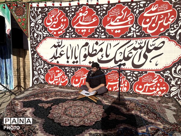  قرائت زیارت عاشورا و اطعام حسینی در امامزاده شهرک ینگی امام ساوجبلاغ 