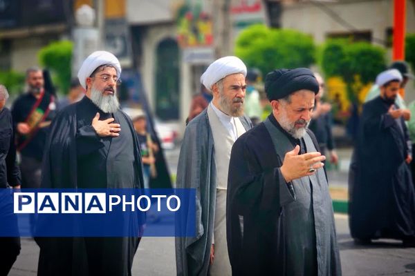 مراسم عزاداری امام صادق(ع) در مصلی هشتگرد 