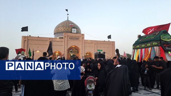 حضور گسترده هیئات مذهبی در بارگاه منور امام زاده محمد عابد 